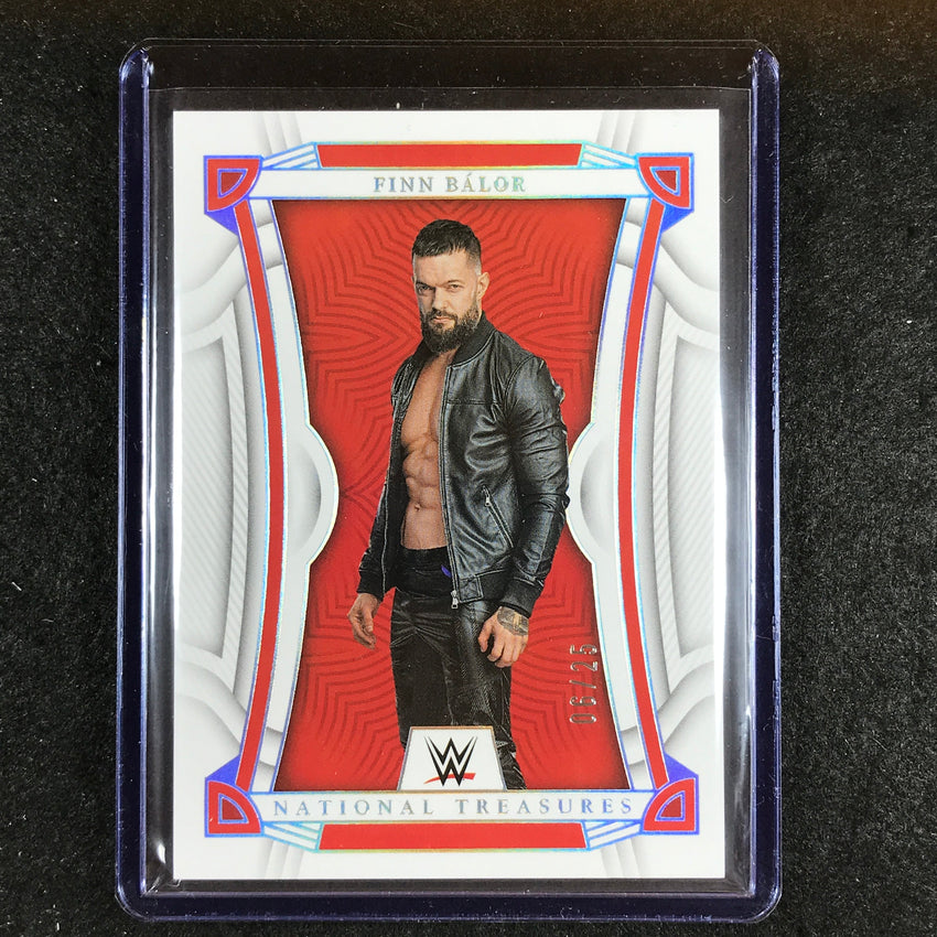 2023 Chronicles WWE FINN BALOR National Treasures Holo Silver 6/25