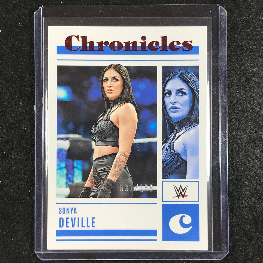 2023 Chronicles WWE SONYA DEVILLE Chronicles Red 31/199 #60