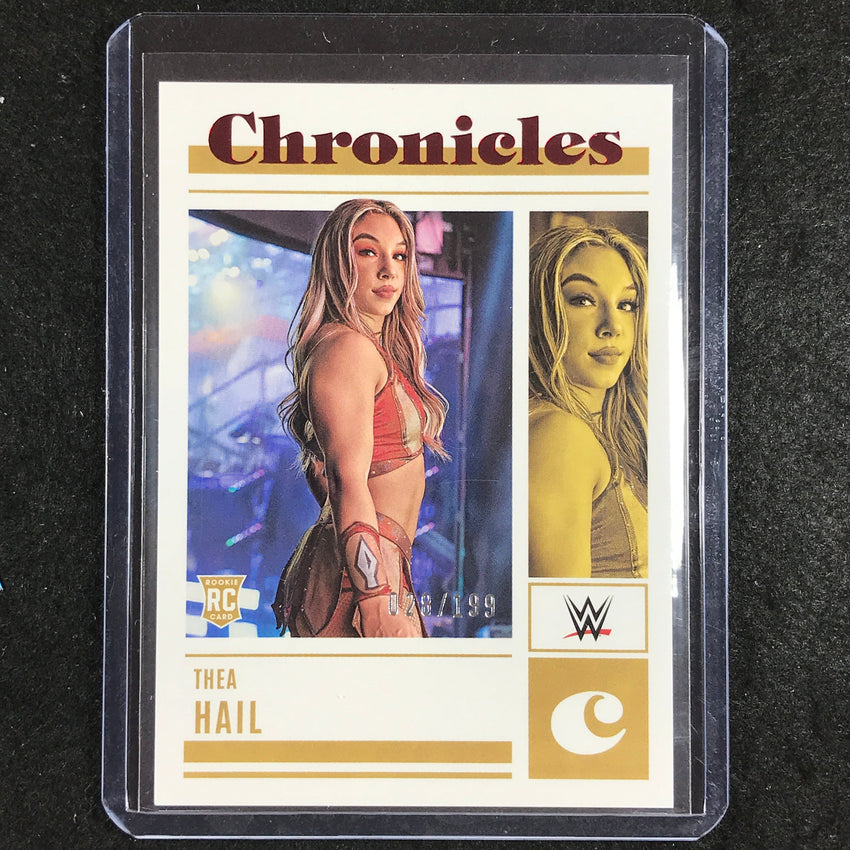 2023 Chronicles WWE THEA HAIL Chronicles Rookie Red 28/199 #61