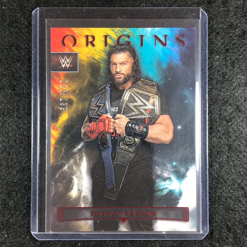 2023 Chronicles WWE ROMAN REIGNS Origins Red 23/199