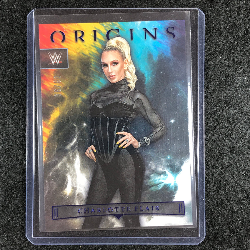 2023 Chronicles WWE CHARLOTTE FLAIR Origins Blue 8/99