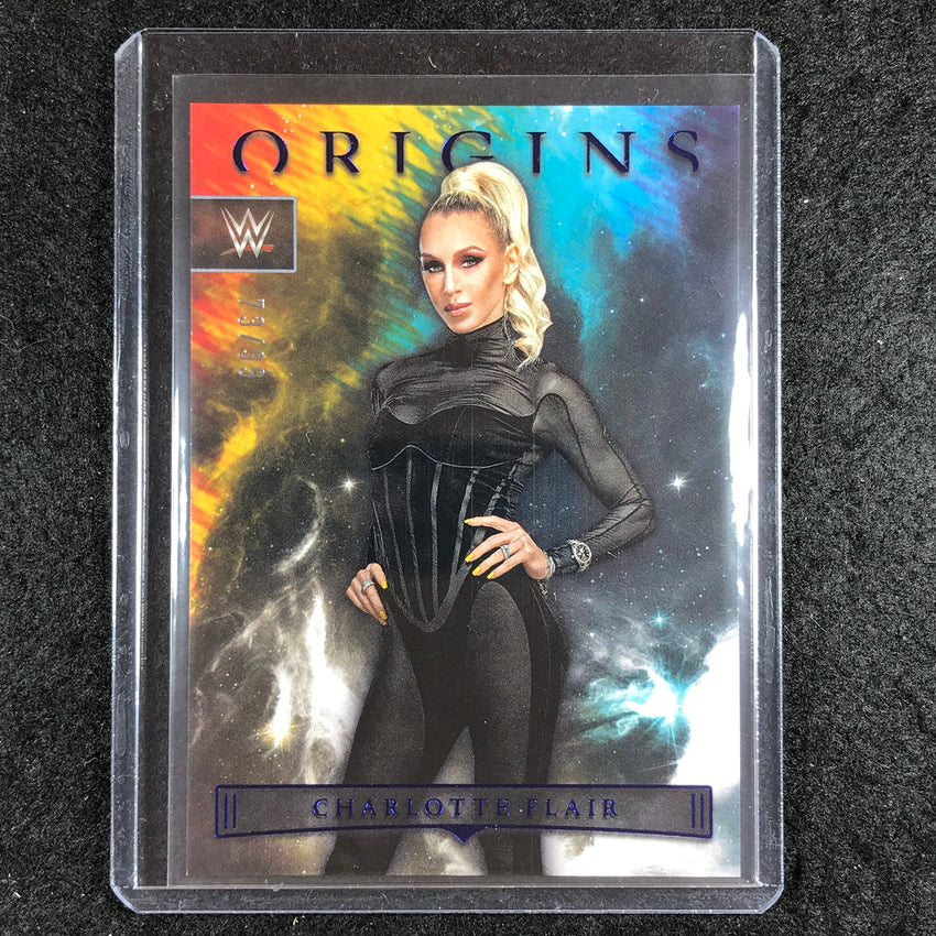 2023 Chronicles WWE CHARLOTTE FLAIR Origins Blue 73/99