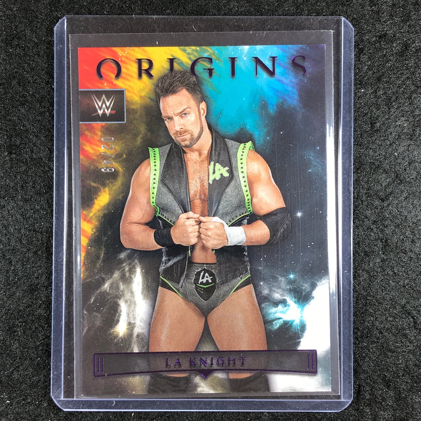 2023 Chronicles WWE LA KNIGHT Origins Purple 2/49