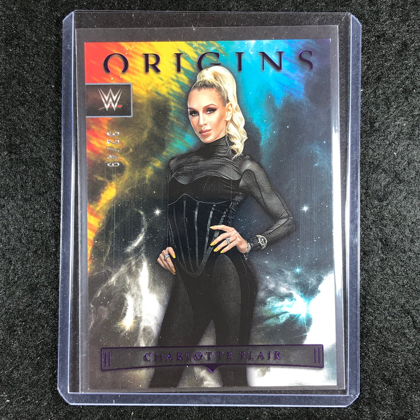 2023 Chronicles WWE CHARLOTTE FLAIR Origins Purple 32/49