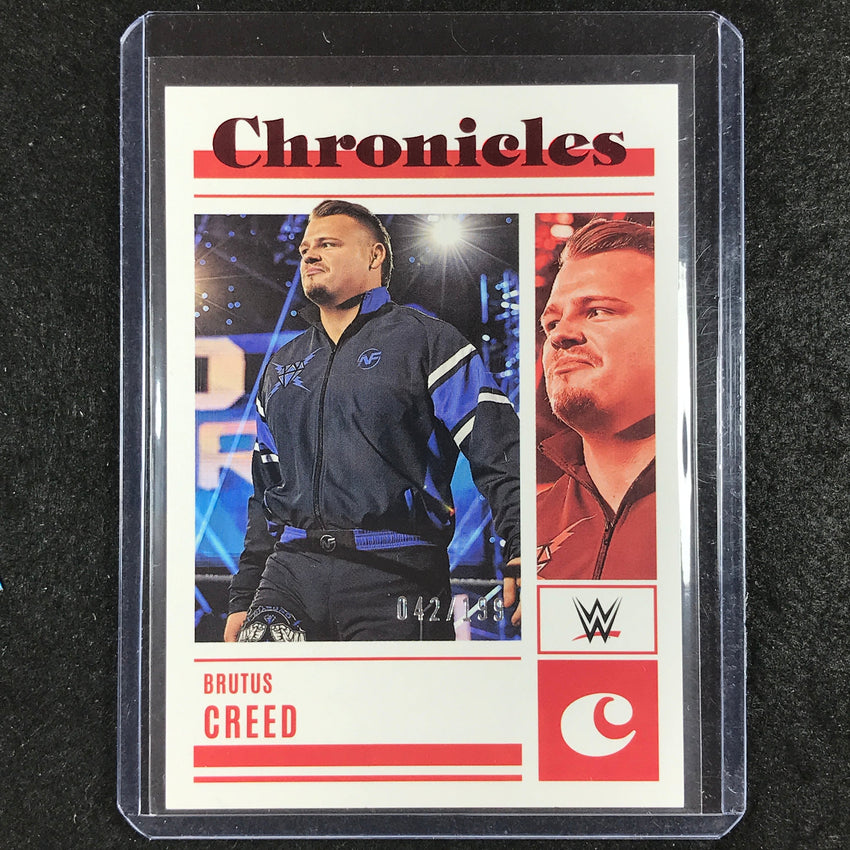 2023 Chronicles WWE BRUTUS CREED Chronicles Red 42/199 #63