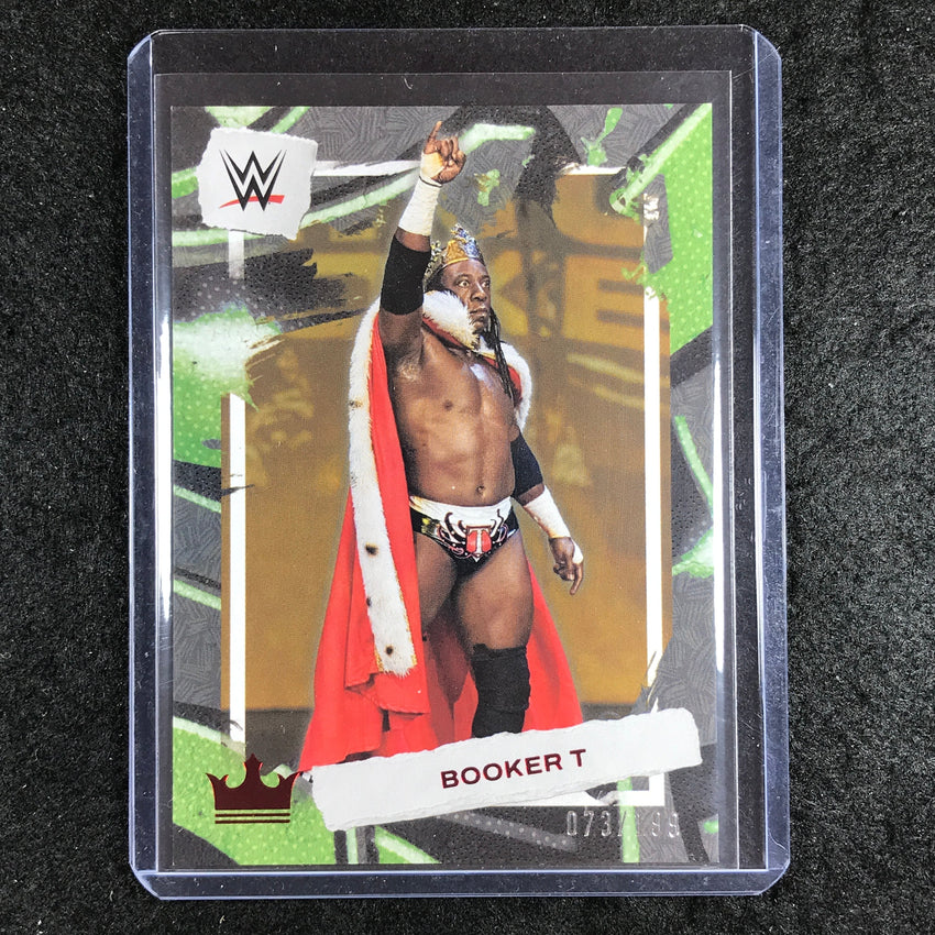 2023 Chronicles WWE BOOKER T Ring Royalty Red 73/199