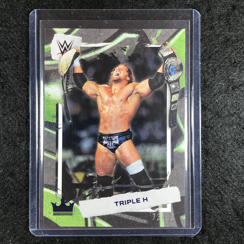 2023 Chronicles WWE TRIPLE H Ring Royalty Blue 73/99