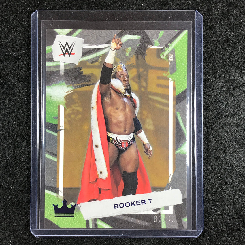 2023 Chronicles WWE BOOKER T Ring Royalty Blue 83/99