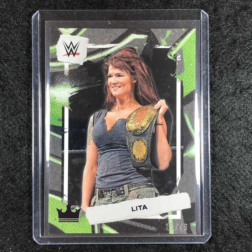 2023 Chronicles WWE LITA Ring Royalty Purple 15/49
