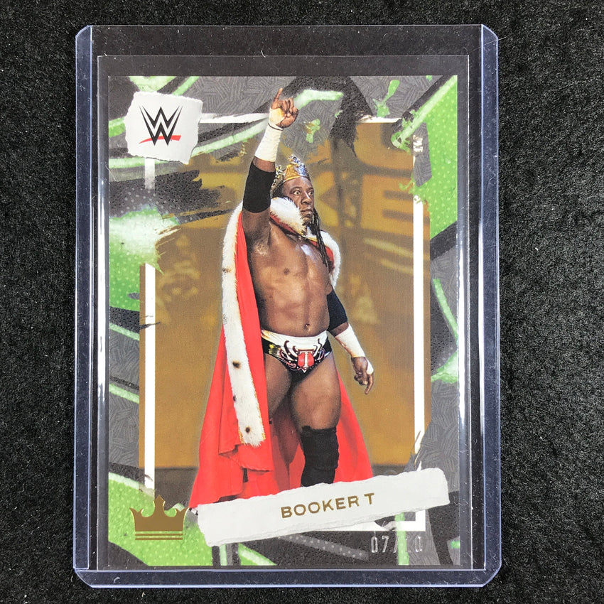 2023 Chronicles WWE BOOKER T Ring Royalty Gold 7/10