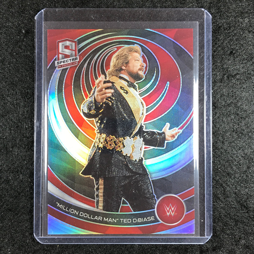 2023 Chronicles WWE MILLION DOLLAR MAN TED DIBIASE Spectra Red 25/199 #376