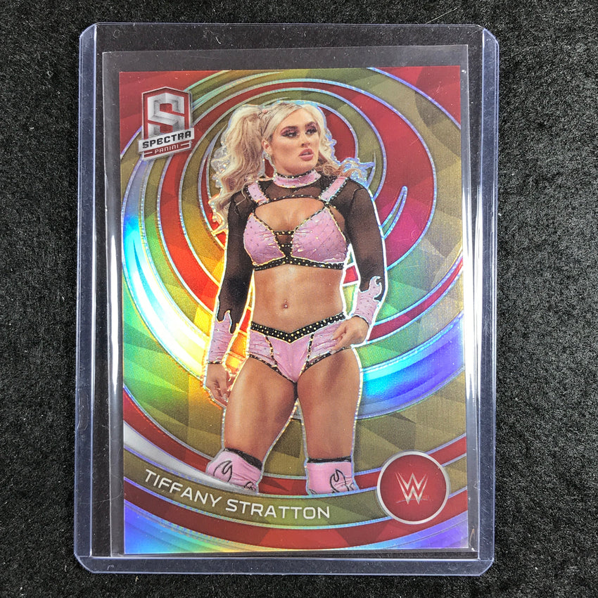 2023 Chronicles WWE TIFFANY STRATTON Spectra Red 14/199 #378