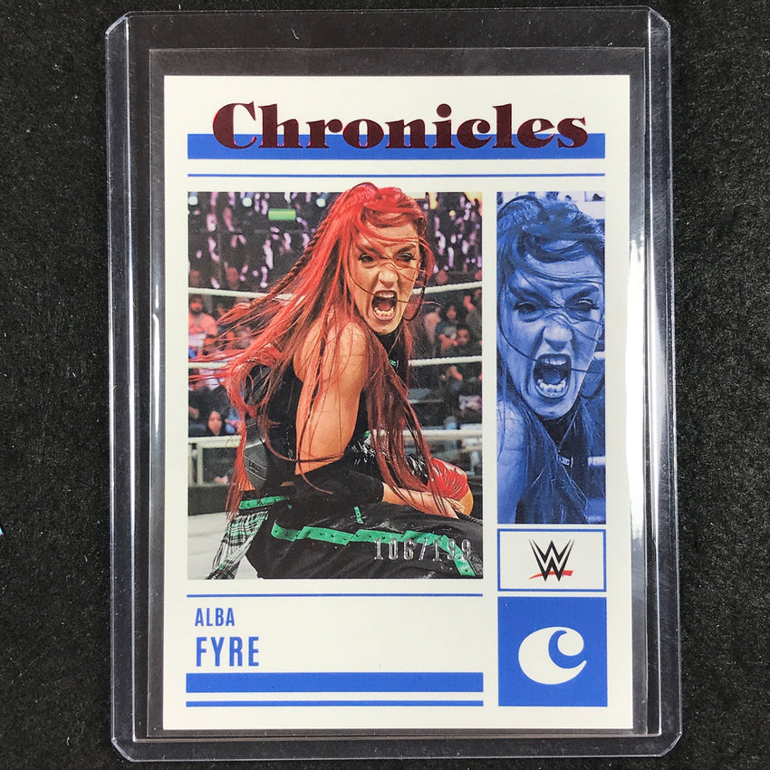 2023 Chronicles WWE ALBA FYRE Chronicles Red 106/199 #66