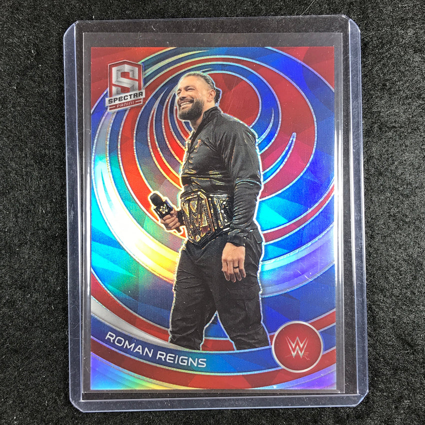 2023 Chronicles WWE ROMAN REIGNS Spectra Red 106/199 #391