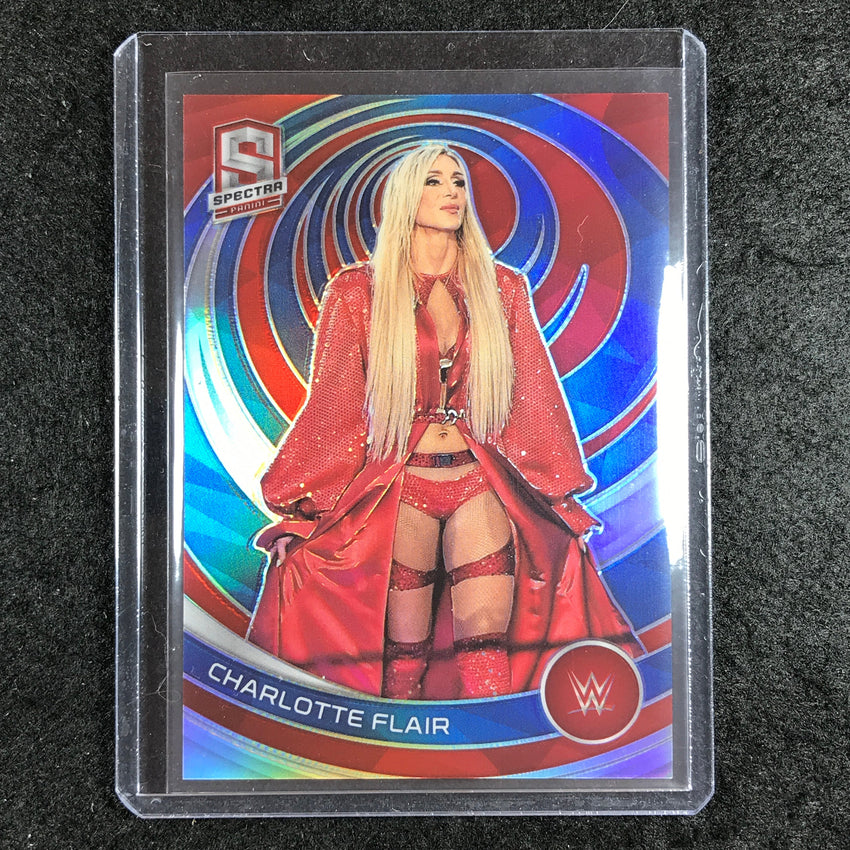 2023 Chronicles WWE CHARLOTTE FLAIR Spectra Red 67/199 #399