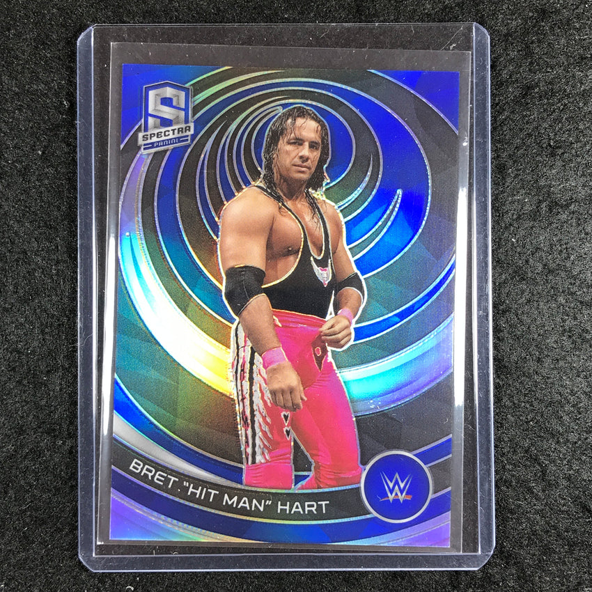 2023 Chronicles WWE BRET HIT MAN HART Spectra Blue 75/99