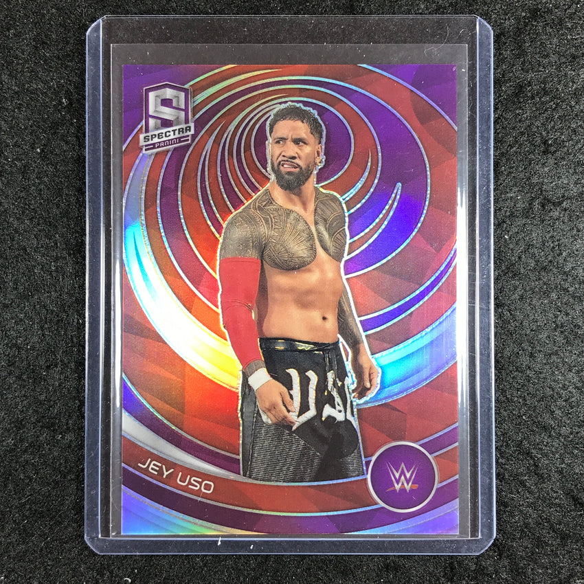 2023 Chronicles WWE JEY USO Spectra Purple 49/49