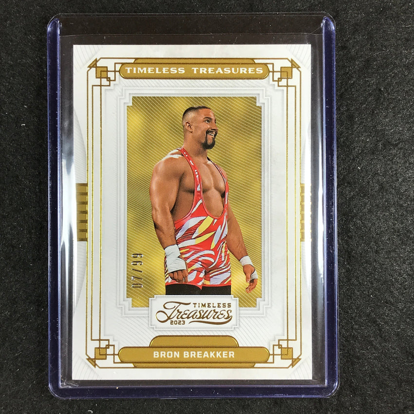 2023 Chronicles WWE BRON BREAKKER Timeless Treasures Base 7/99 #9