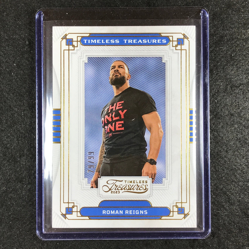 2023 Chronicles WWE ROMAN REIGNS Timeless Treasures Base 79/99 #28