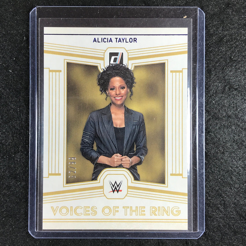 2023 Chronicles WWE ALICIA TAYLOR Voices of the Ring Blue 62/99