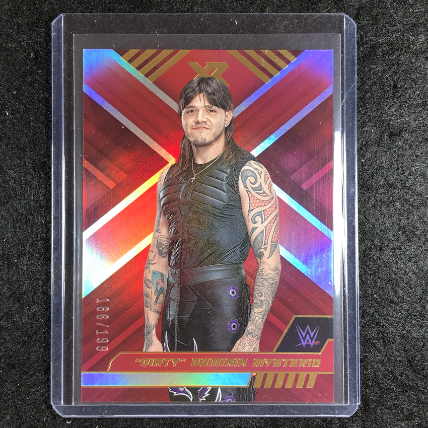 2023 Chronicles WWE DIRTY DOMINIK MYSTERIO XR Red 166/199 #277