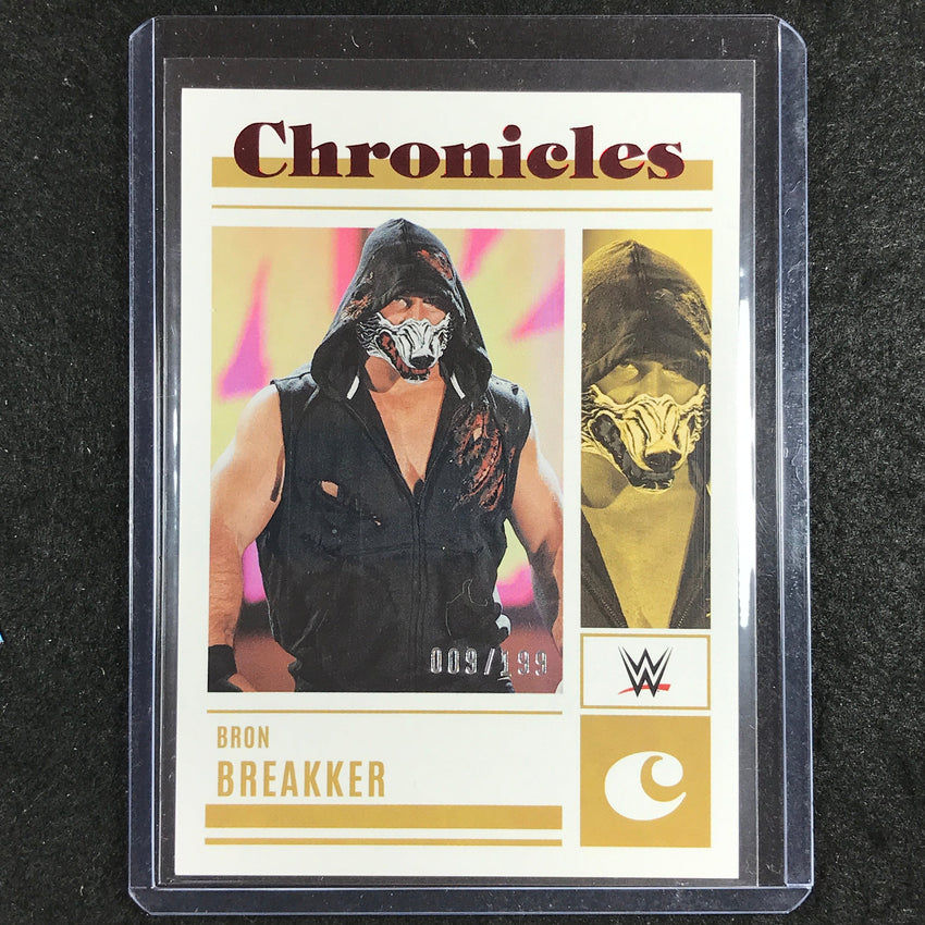 2023 Chronicles WWE BRON BREAKKER Chronicles Red 9/199 #85