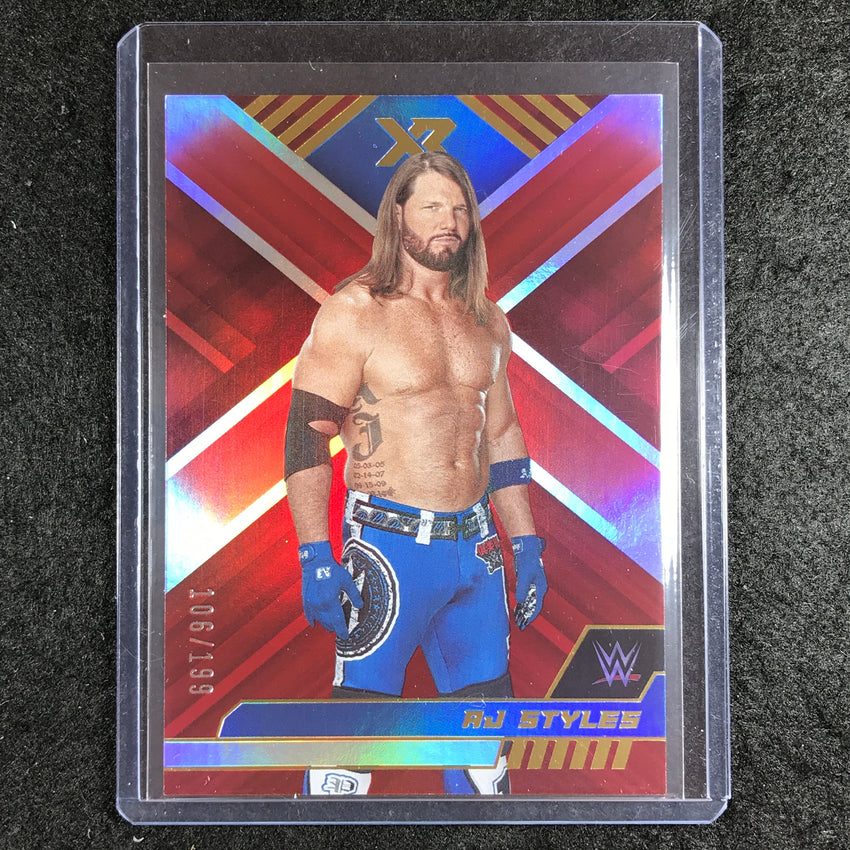 2023 Chronicles WWE AJ STYLES XR Red 106/199 #279