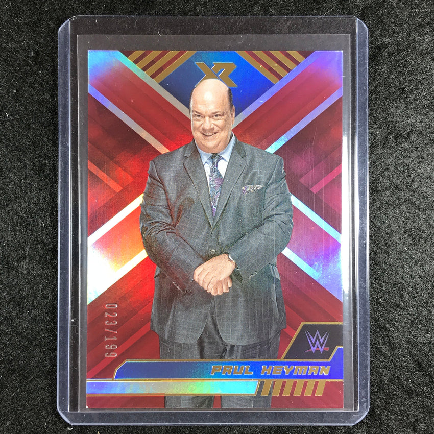 2023 Chronicles WWE PAUL HEYMAN XR Red 23/199 #282