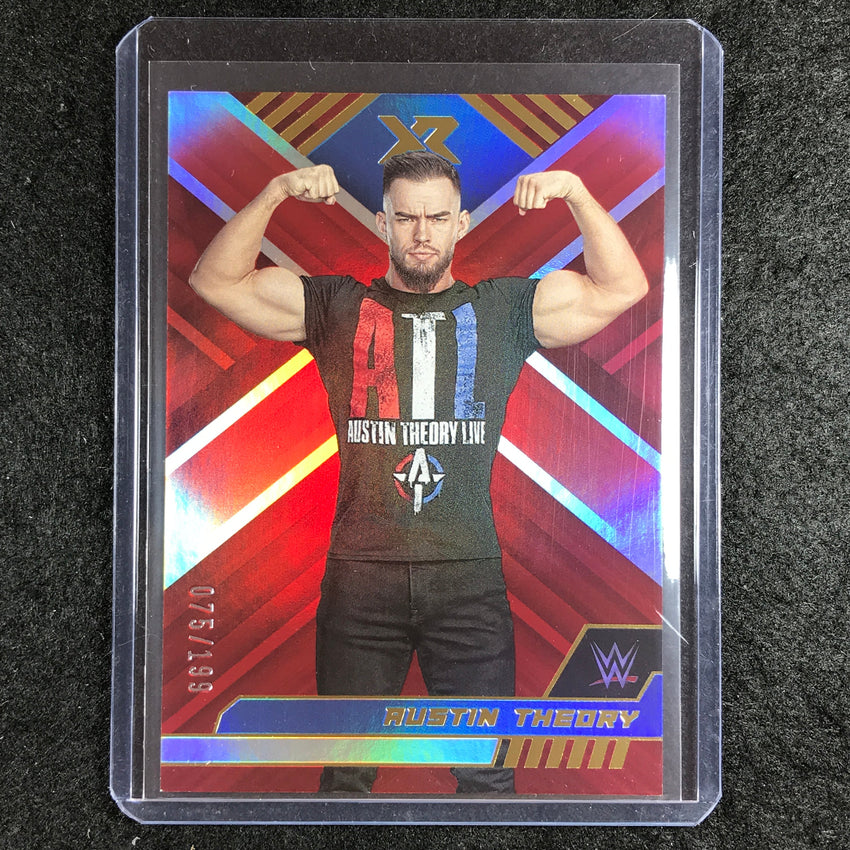 2023 Chronicles WWE AUSTIN THEORY XR Red 75/199 #289