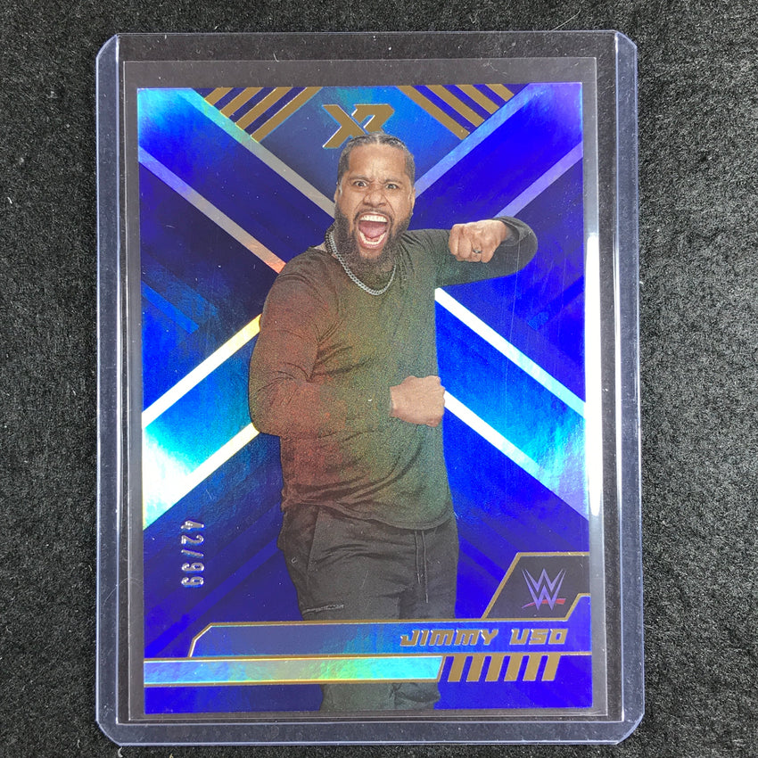 2023 Chronicles WWE JIMMY USO XR Blue 42/99