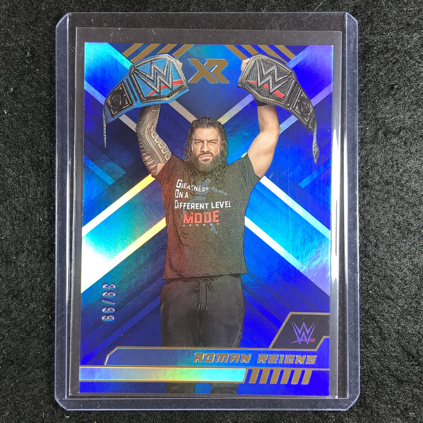 2023 Chronicles WWE ROMAN REIGNS XR Blue 39/99
