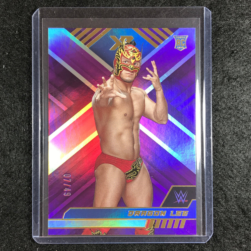 2023 Chronicles WWE DRAGON LEE XR Rookie Purple 7/49