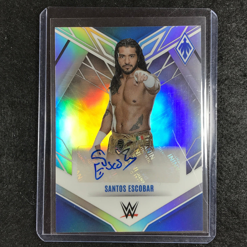 2023 Chronicles WWE SANTOS ESCOBAR Phoenix Auto Base #SAN