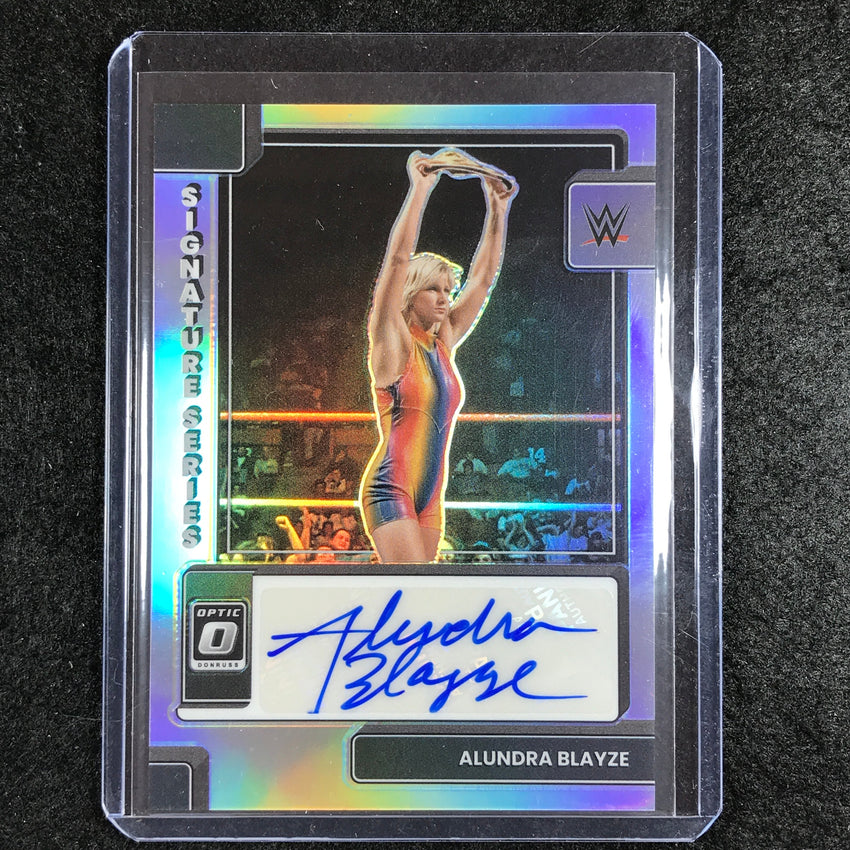 2023 Chronicles WWE ALUNDRA BLAYZE Donruss Optic Signature Series Auto Base #BLA