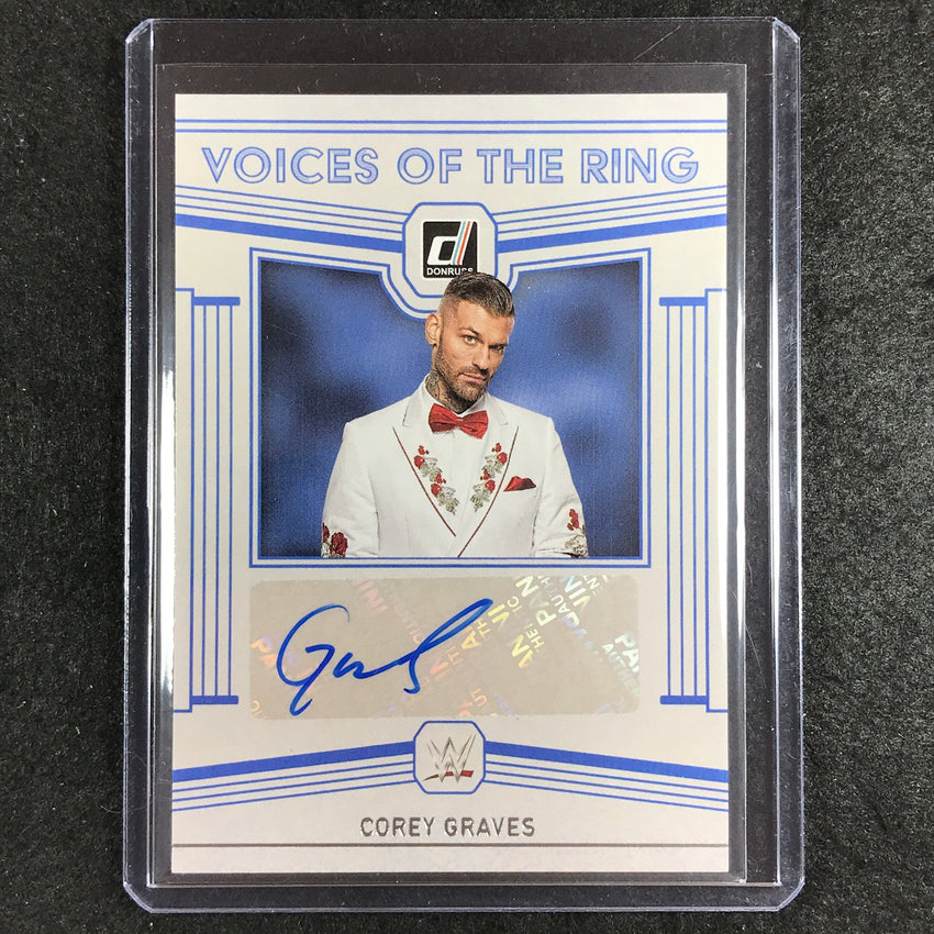 2023 Chronicles WWE COREY GRAVES Voices of the Ring Auto Base #CGR