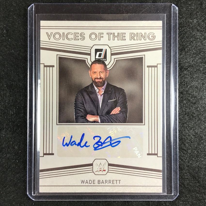 2023 Chronicles WWE WADE BARRETT Voices of the Ring Auto Base #WBT