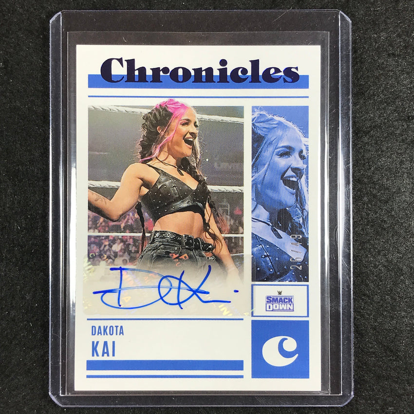 2023 Chronicles WWE DAKOTA KAI Chronicles Auto Blue 26/49