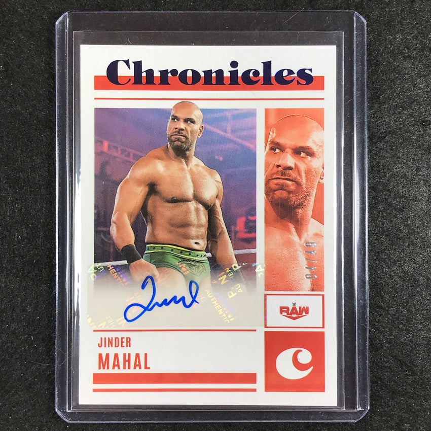 2023 Chronicles WWE JINDER MAHAL Chronicles Auto Blue 4/49