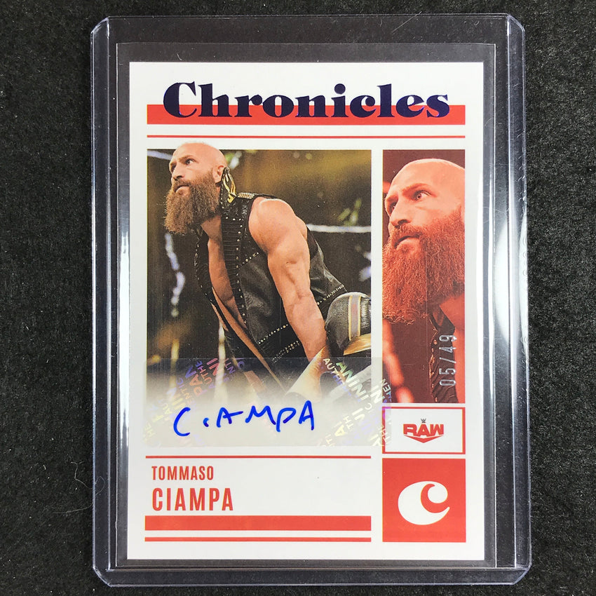 2023 Chronicles WWE TOMMASO CIAMPA Chronicles Auto Blue 5/49