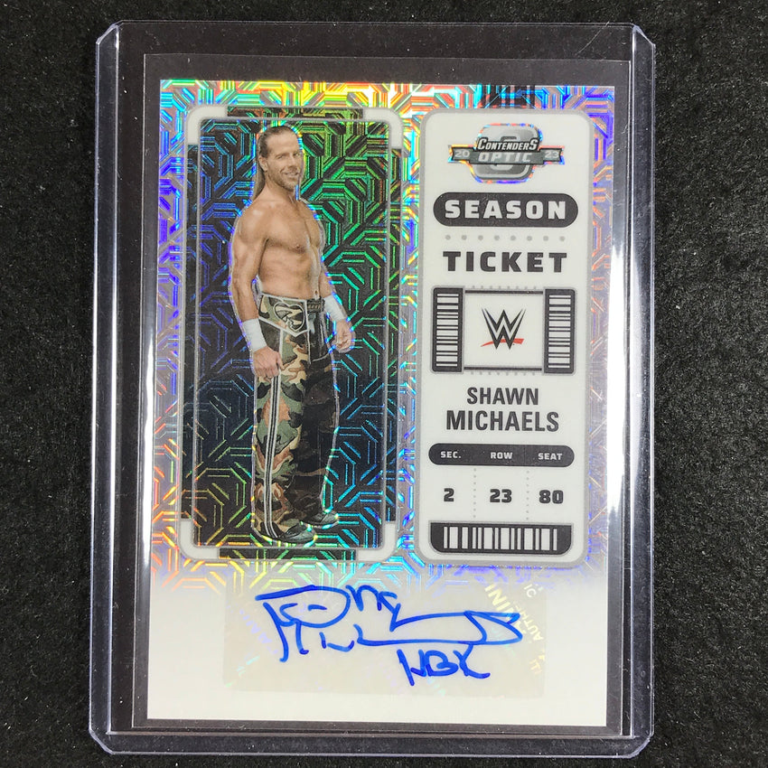 2023 Chronicles WWE SHAWN MICHAELS Contenders Season Ticket Auto Mojo 15/25