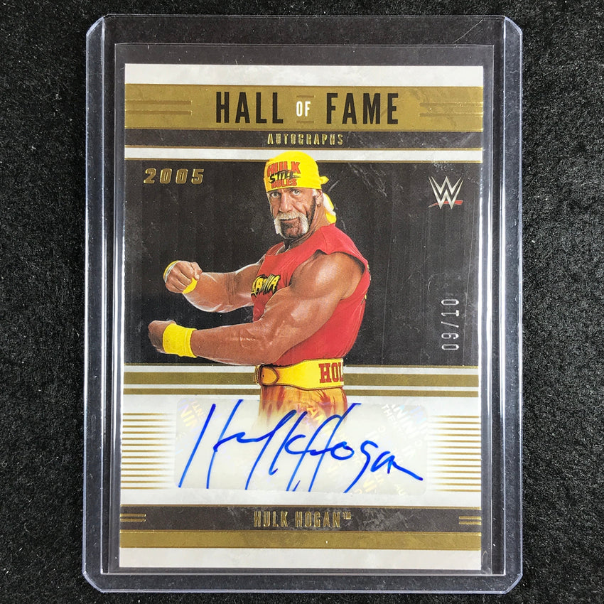 2023 Chronicles WWE HULK HOGAN Hall of Fame Auto Gold 9/10