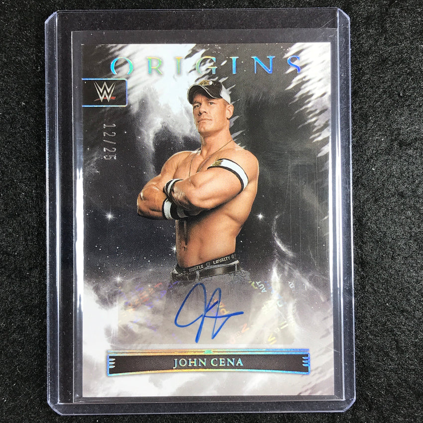 2023 Chronicles WWE JOHN CENA Origins Auto Holo Silver 12/25