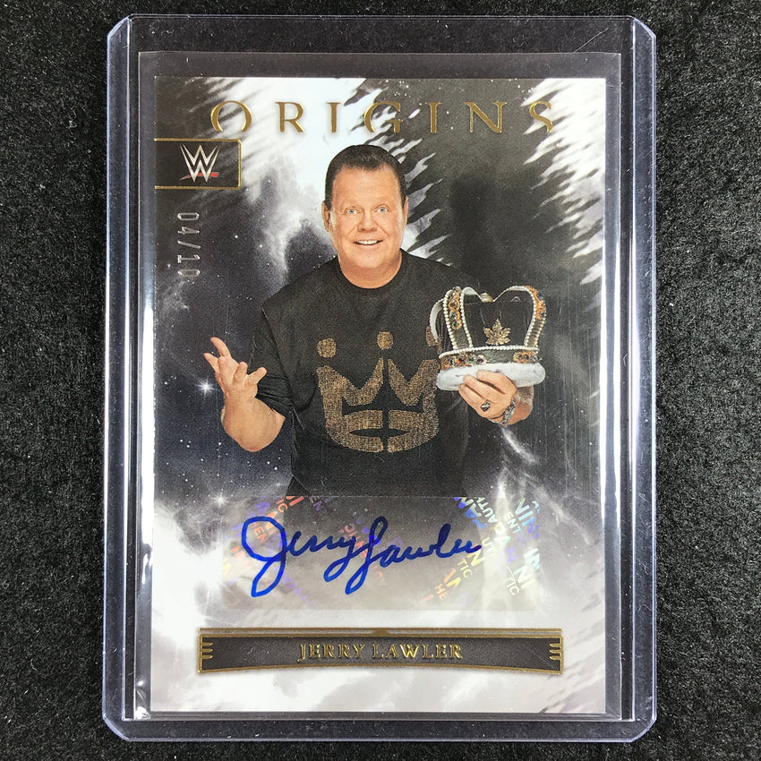2023 Chronicles WWE JERRY LAWLER Origins Auto Gold 4/10