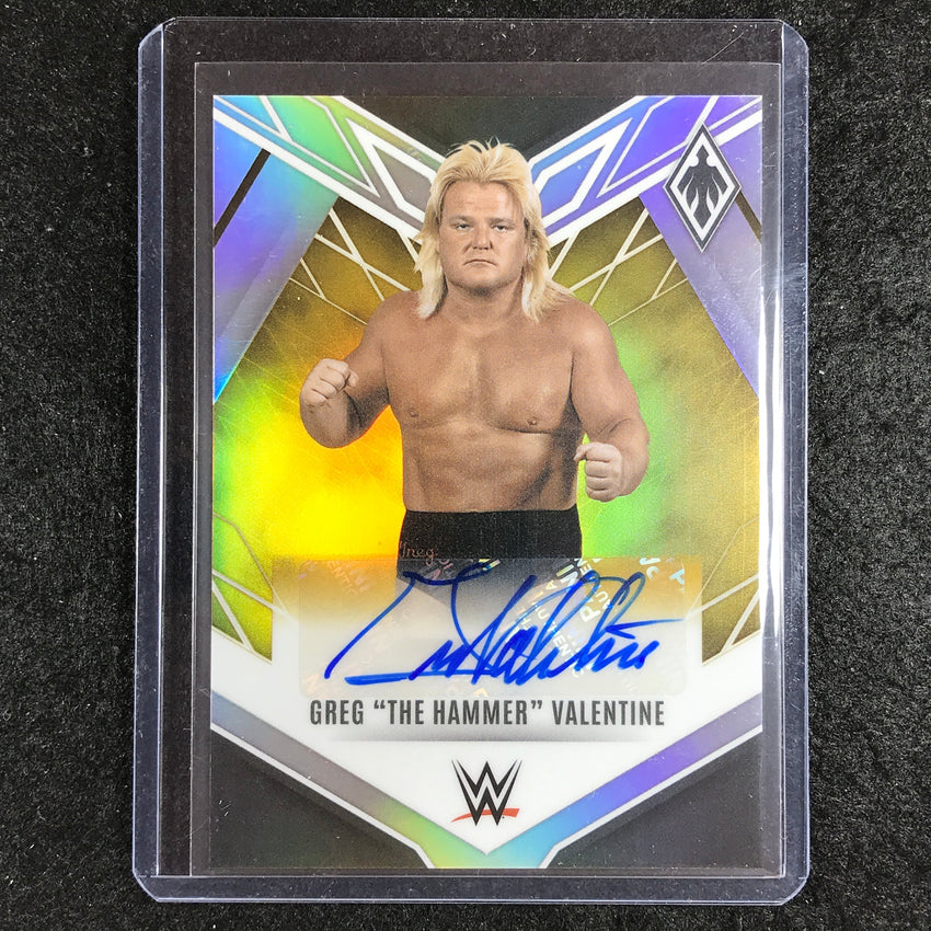 2023 Chronicles WWE GREG THE HAMMER VALENTINE Phoenix Auto Gold 5/10