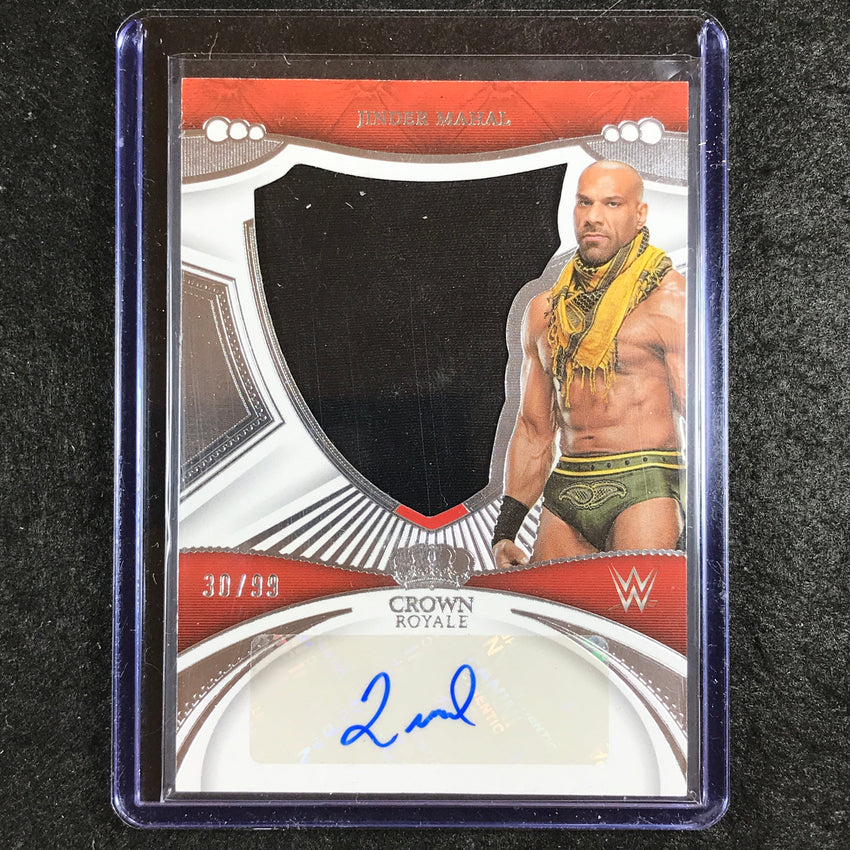 2023 Chronicles WWE JINDER MAHAL Silhouettes Relic Auto 30/99