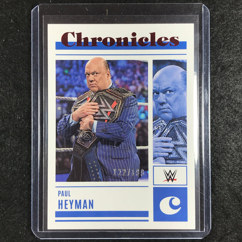 2023 Chronicles WWE PAUL HEYMAN Chronicles Red 122/199 #100