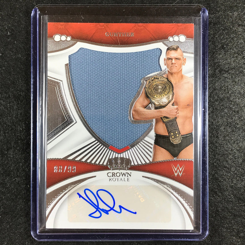 2023 Chronicles WWE GUNTHER Silhouettes Relic Auto 88/99