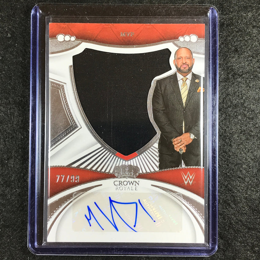 2023 Chronicles WWE MVP Silhouettes Relic Auto 77/99