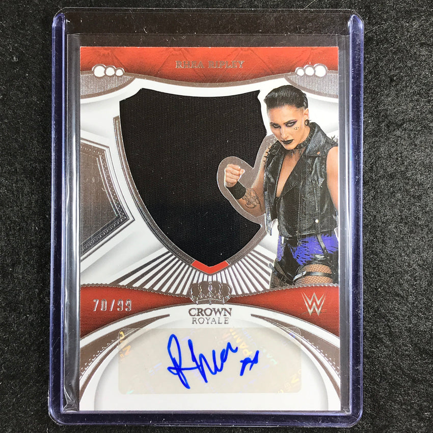 2023 Chronicles WWE RHEA RIPLEY Silhouettes Relic Auto 70/99