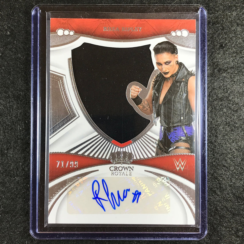 2023 Chronicles WWE RHEA RIPLEY Silhouettes Relic Auto 71/99